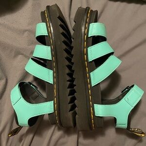 Dr. Martens Teal Blaire Sandals